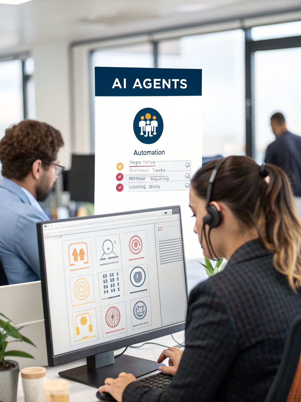no-code ai agents, ai task automation, ai agents for business