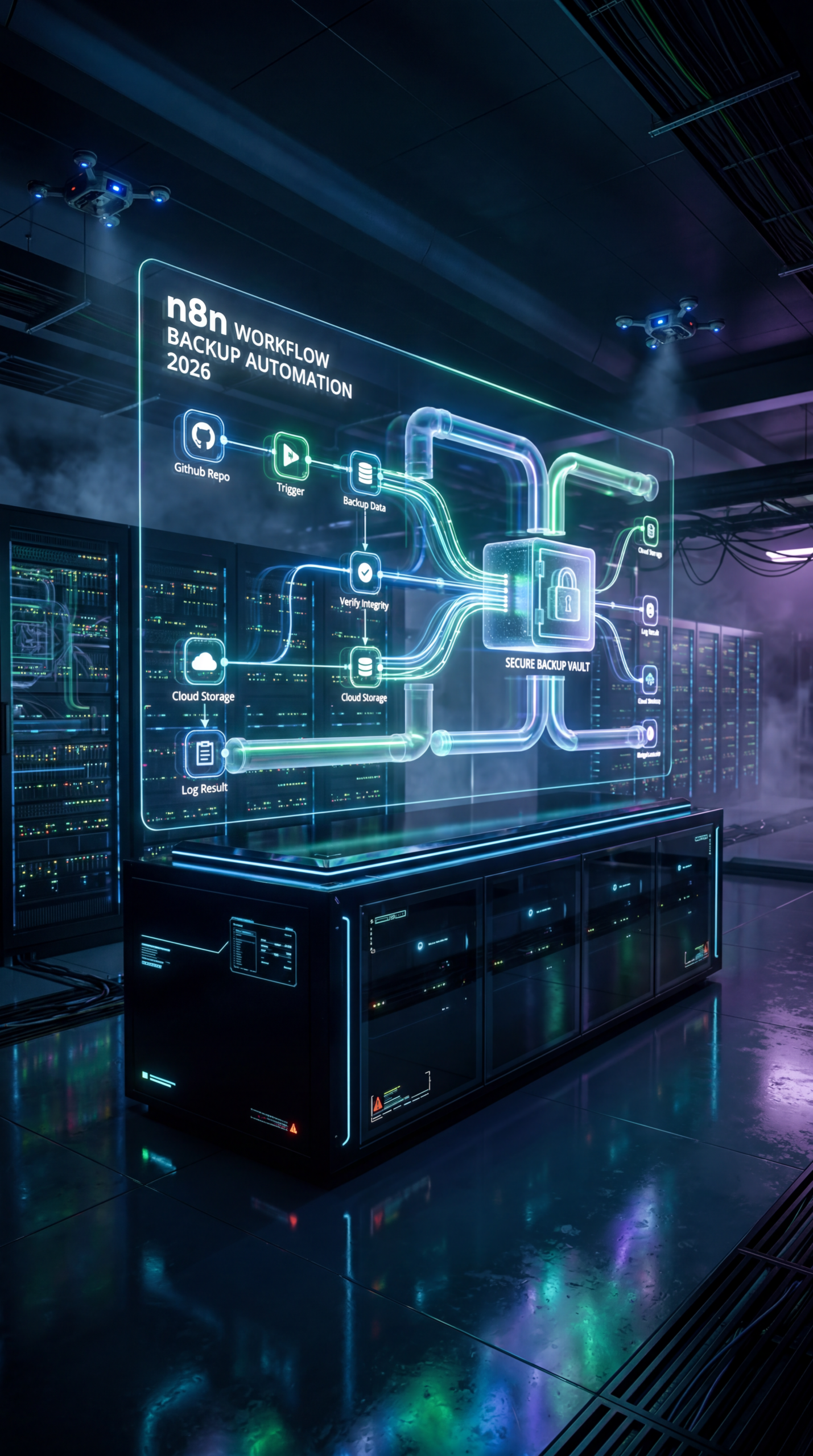 n8n backup to Dropbox, automate workflow backups, n8n JSON export automation 2026, Dropbox file rotation automation, n8n scheduled backups